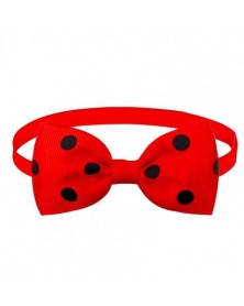 Red-Pet Neck Bow Dogs Cats...