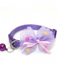 Purple-Lovely Pet Bowknot...