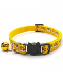 Yellow-Pet Cat Collar...