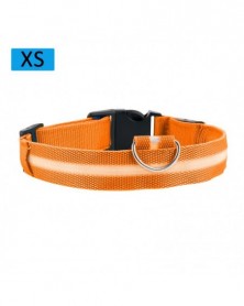 S size-orange-Pet Dog LED...