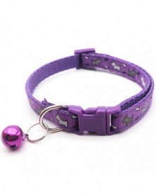 Purple-Colorful Cat Collar...