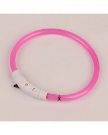 Pink-LED USB Dog Collar Pet...