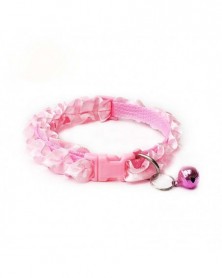 Pink-Cat Dog Lace Collar...