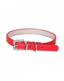 XS size-Red-Pet Necklace...