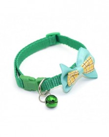 Green-New Cat Bow Collar...