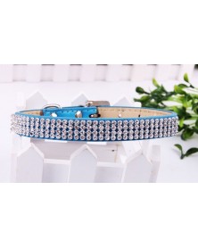 LIGHT BLUE-Rhinestone Puppy...