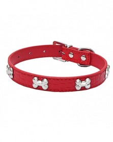 XS size-Red-Pet Necklace...