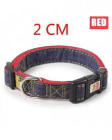 RED 2cm-S M L Pet Collar...