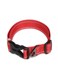 red 1pc-Nylon Dog Collar...