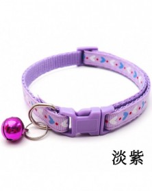 Light Purple-Pet Collar Dog...