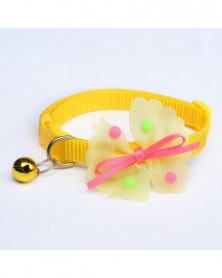 Yellow-Pet Dog Cat Collar...