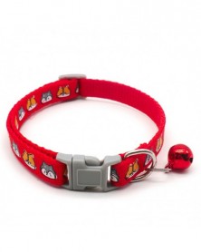 Red-Cartoon Pet Collar...