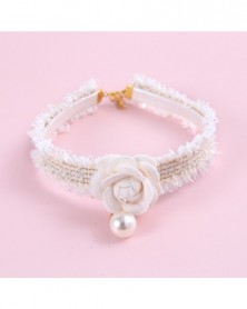 S size-camellia-Pet Collar...