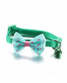 Green-1PC Cute Bowknot Pet...