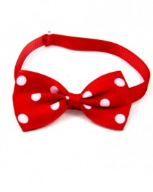 02-Dog Bow Tie Kawaii Dots...