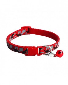 Red-New Cute Bell Collar...