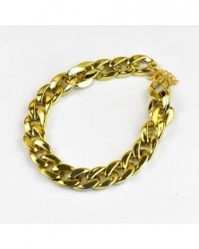 Gold-Pet Necklace Fashion...