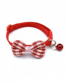 Red-Cat Collar Plaid...