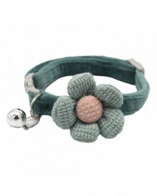 Green-Kitten Collar Cozy...