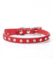 RED-1pc Mini Pet Collar...