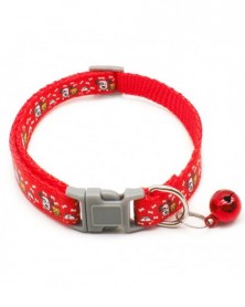 Red-Cute Pet Bell Collar...