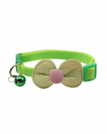 Green-Pet Collar Mini Bell...