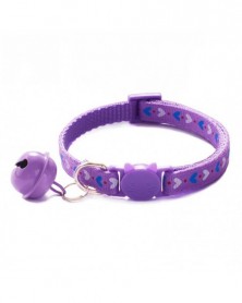 Purple-Pet Collar Nylon Dog...