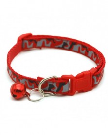 Red - Cat Dog Collar With...