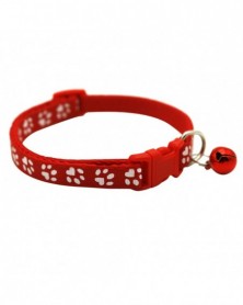 Red - Pet Cats Dog Collar...