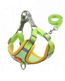 S 2-4KG-Green - Dog Harness...