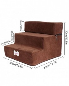 Blue - Removable Dog Stair...