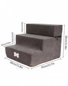 gray - Removable Dog Stair...